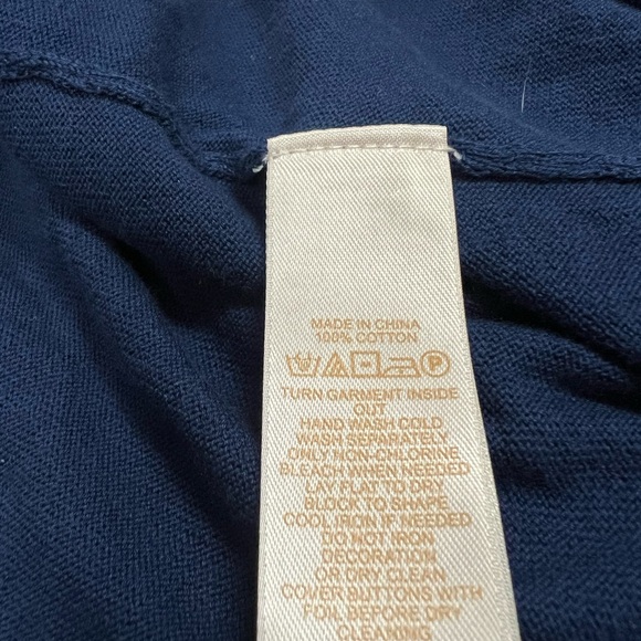 Kate Spade Pearl and Diamond / Crystal navy cardigan - small - Picture 6 of 7